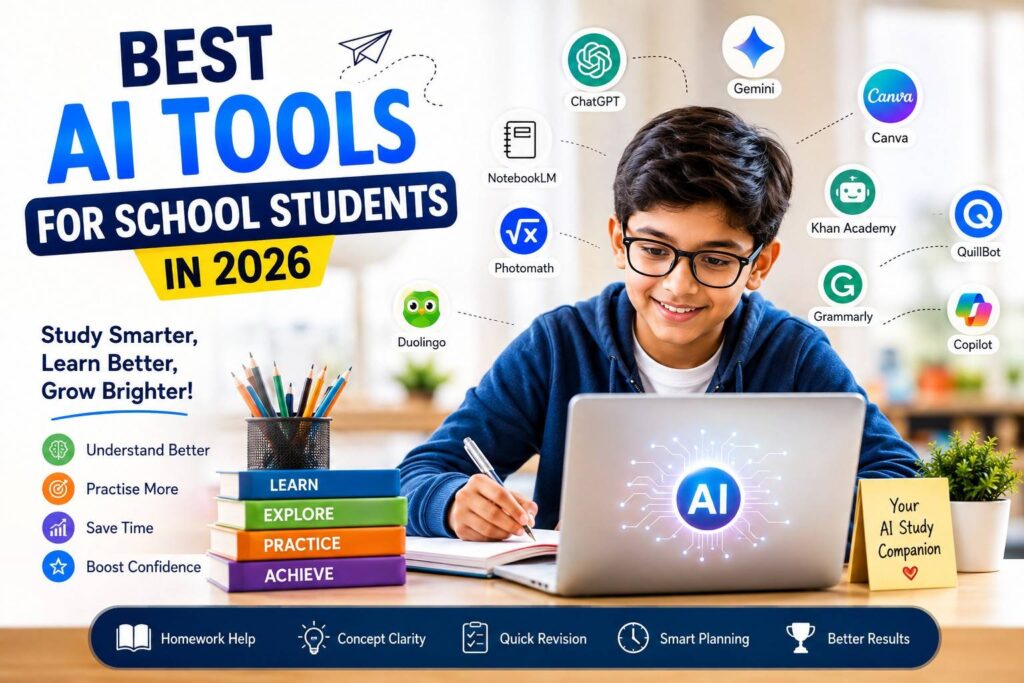 Best AI tools for school students in 2026